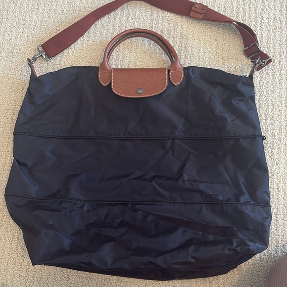 Longchamp expandable travel bag- black - Picture 3 of 8